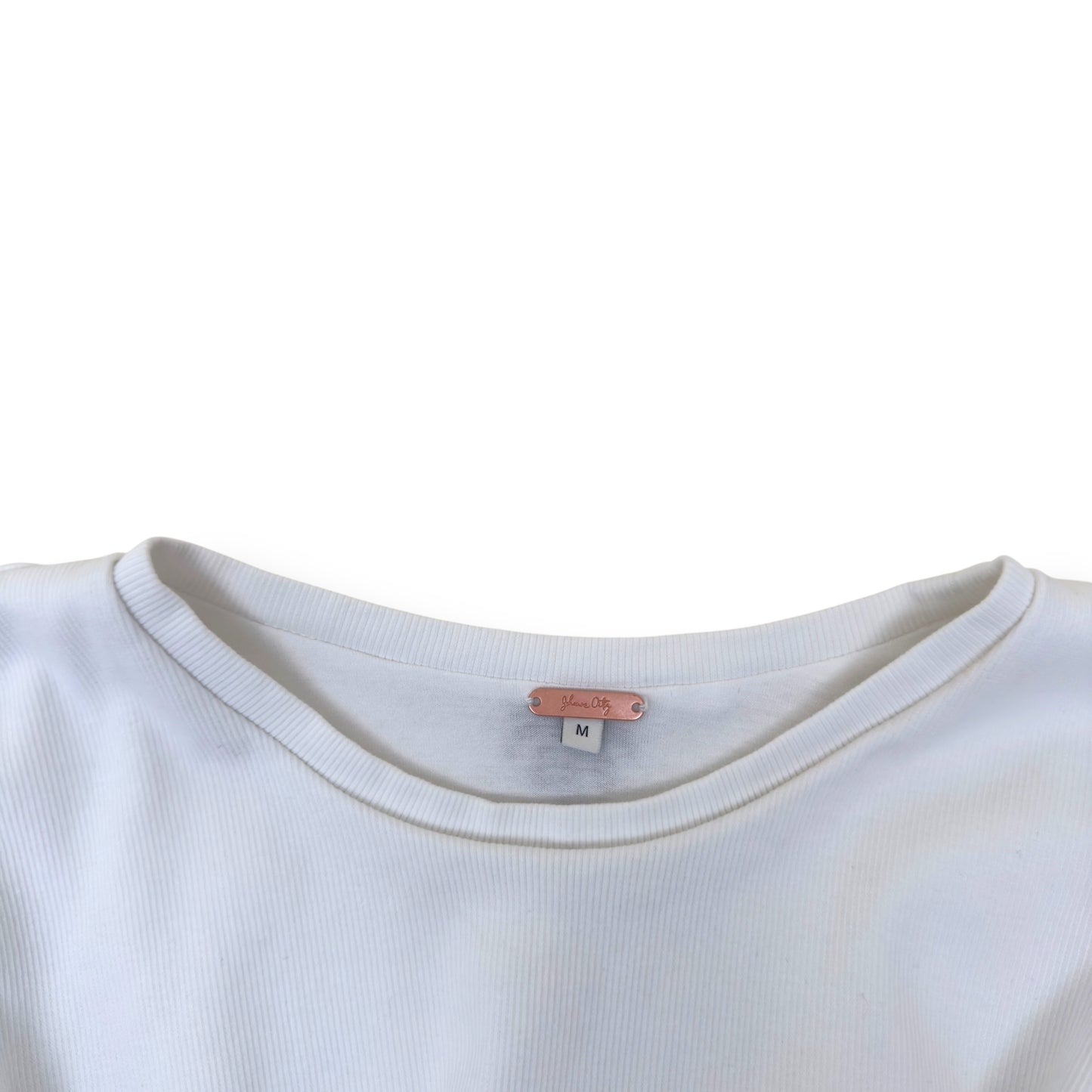 JOHANNA ORTIZ MACHAKOS CROPPED TOP ECRU M