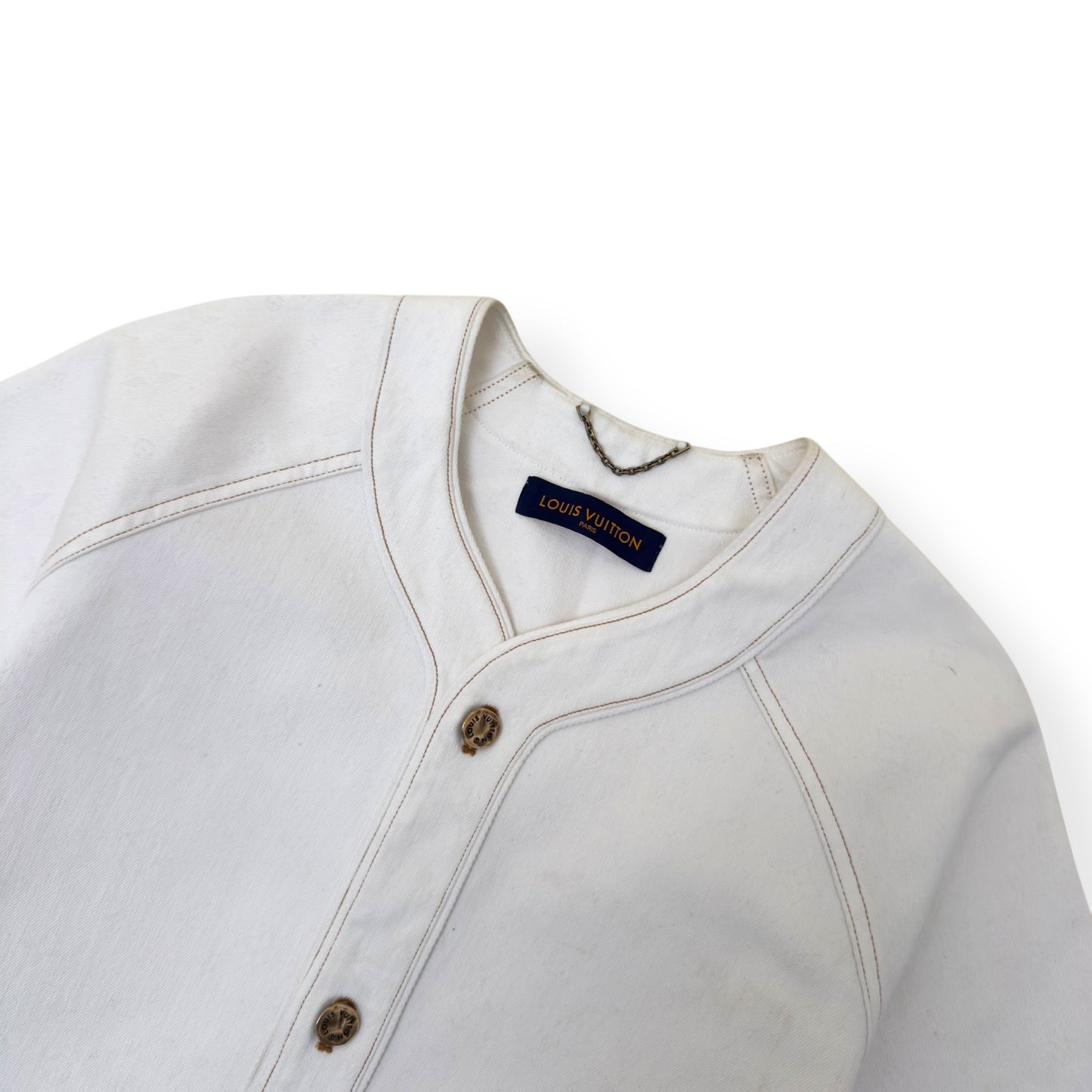 LOUIS VUITTON MONOGRAM BASEBALL SHIRT XL