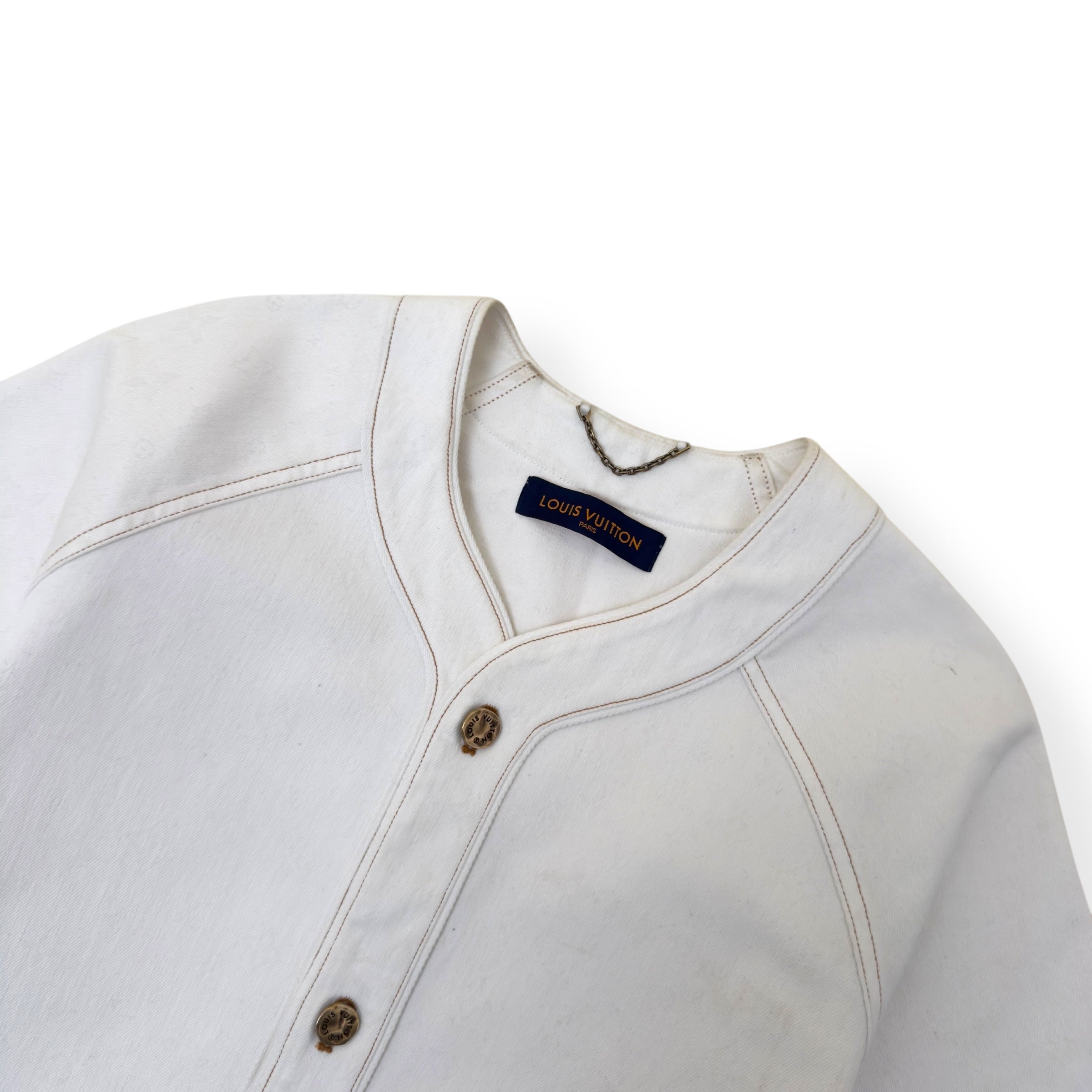 LOUIS VUITTON MONOGRAM BASEBALL SHIRT XL