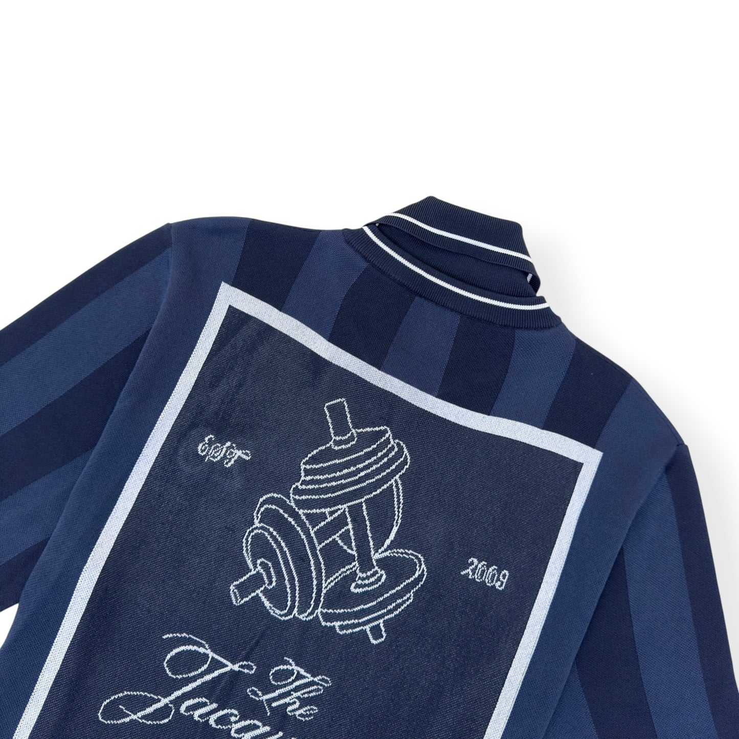 JACQUEMUS THE LIGA POLO SHIRT DARK NAVY M