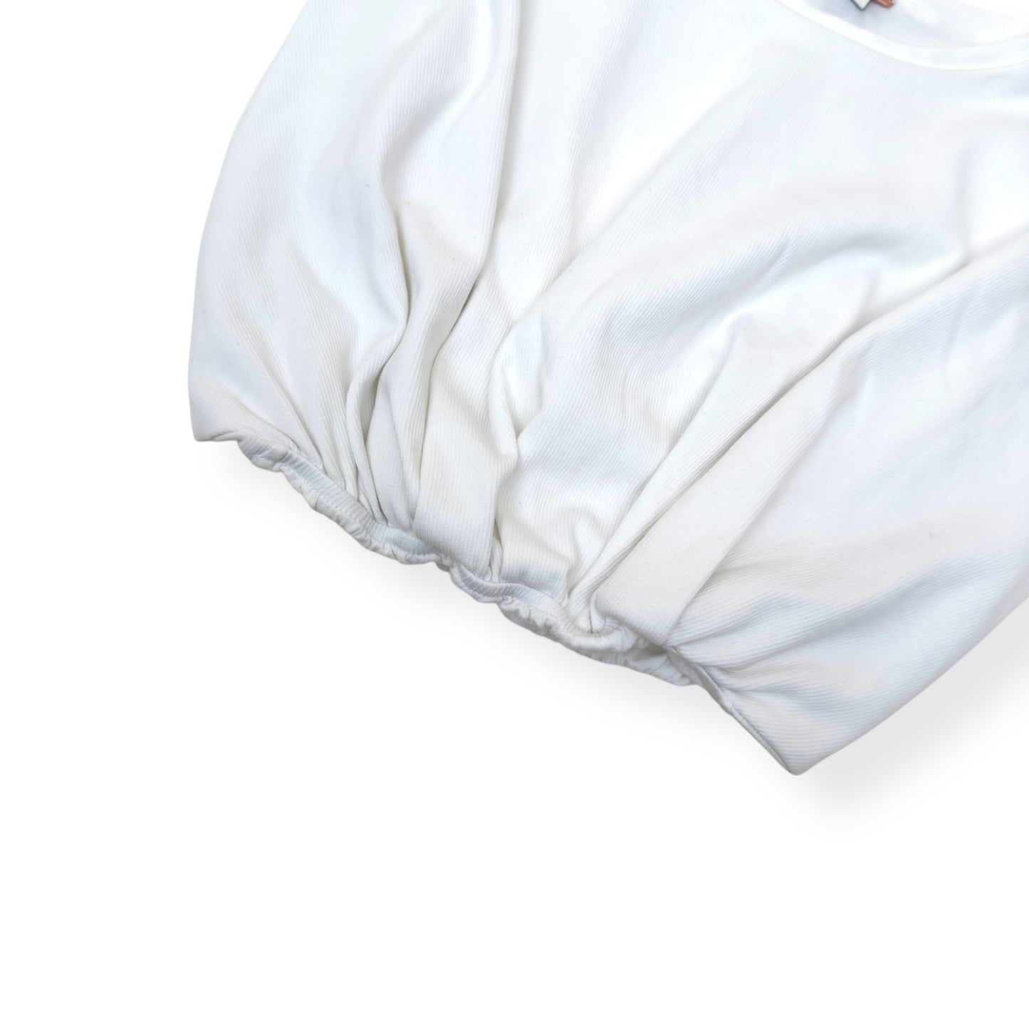 JOHANNA ORTIZ MACHAKOS CROPPED TOP ECRU M