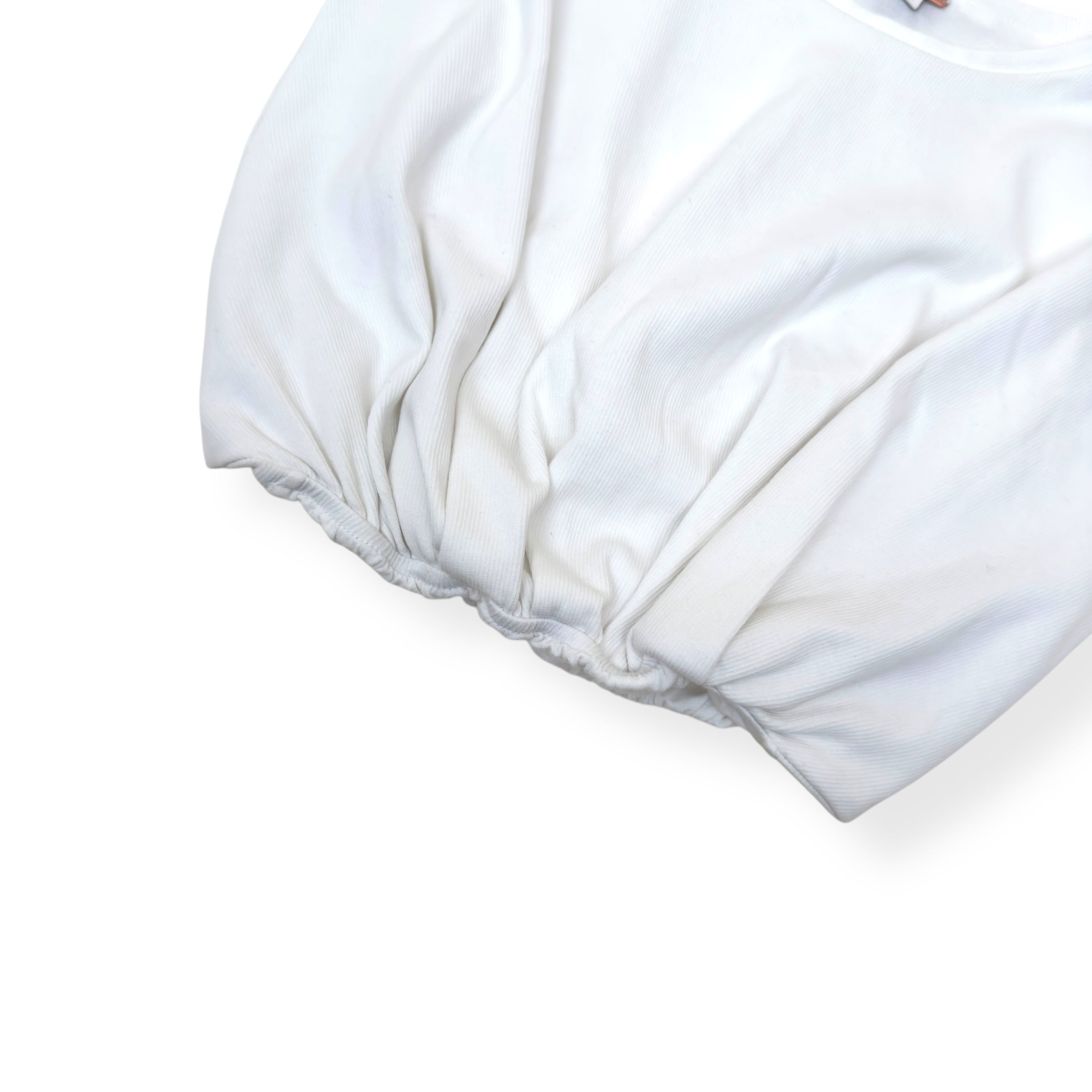 JOHANNA ORTIZ MACHAKOS CROPPED TOP ECRU M