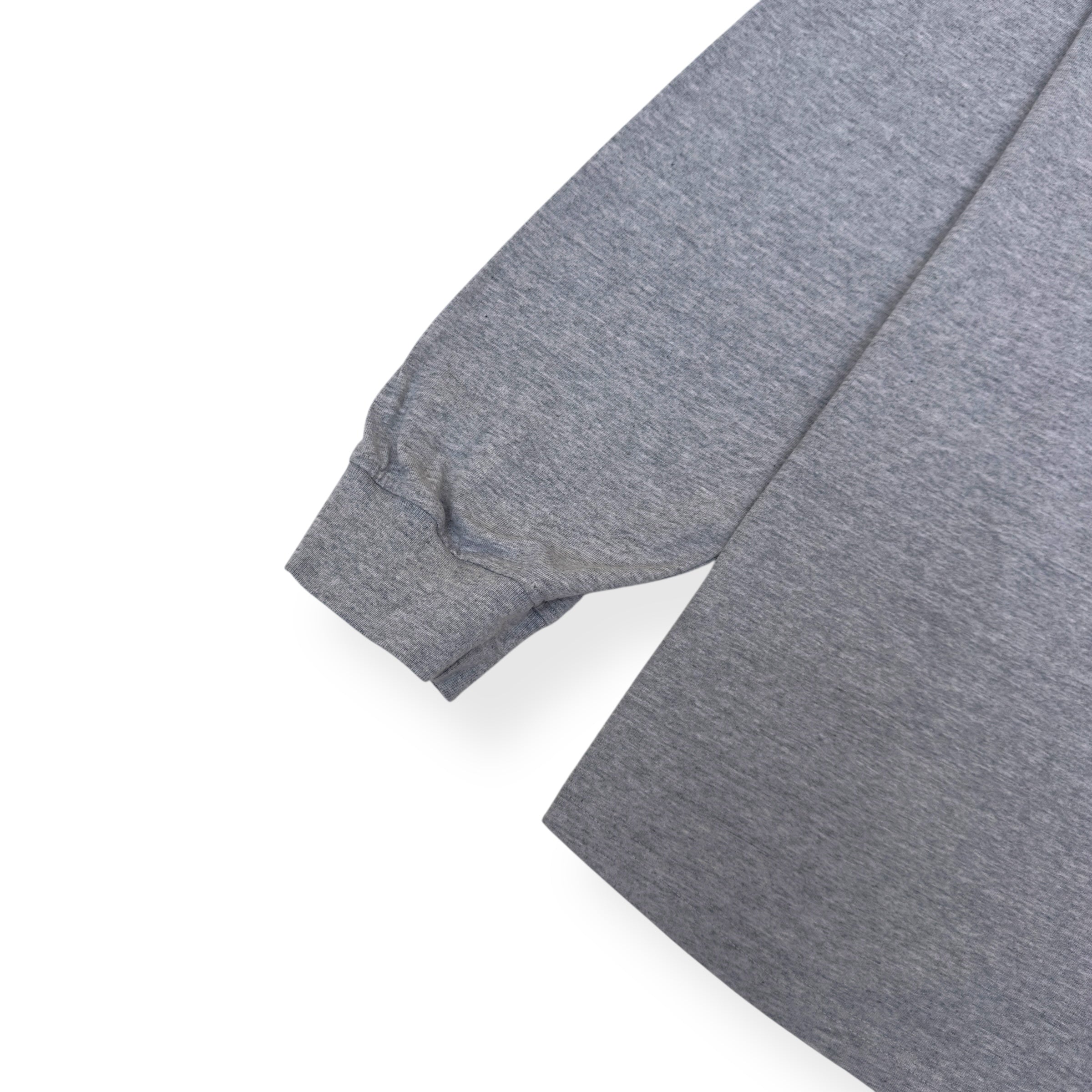 SUPREME SMALL BOX LOGO COTTON T-SHIRT GREY / RED L