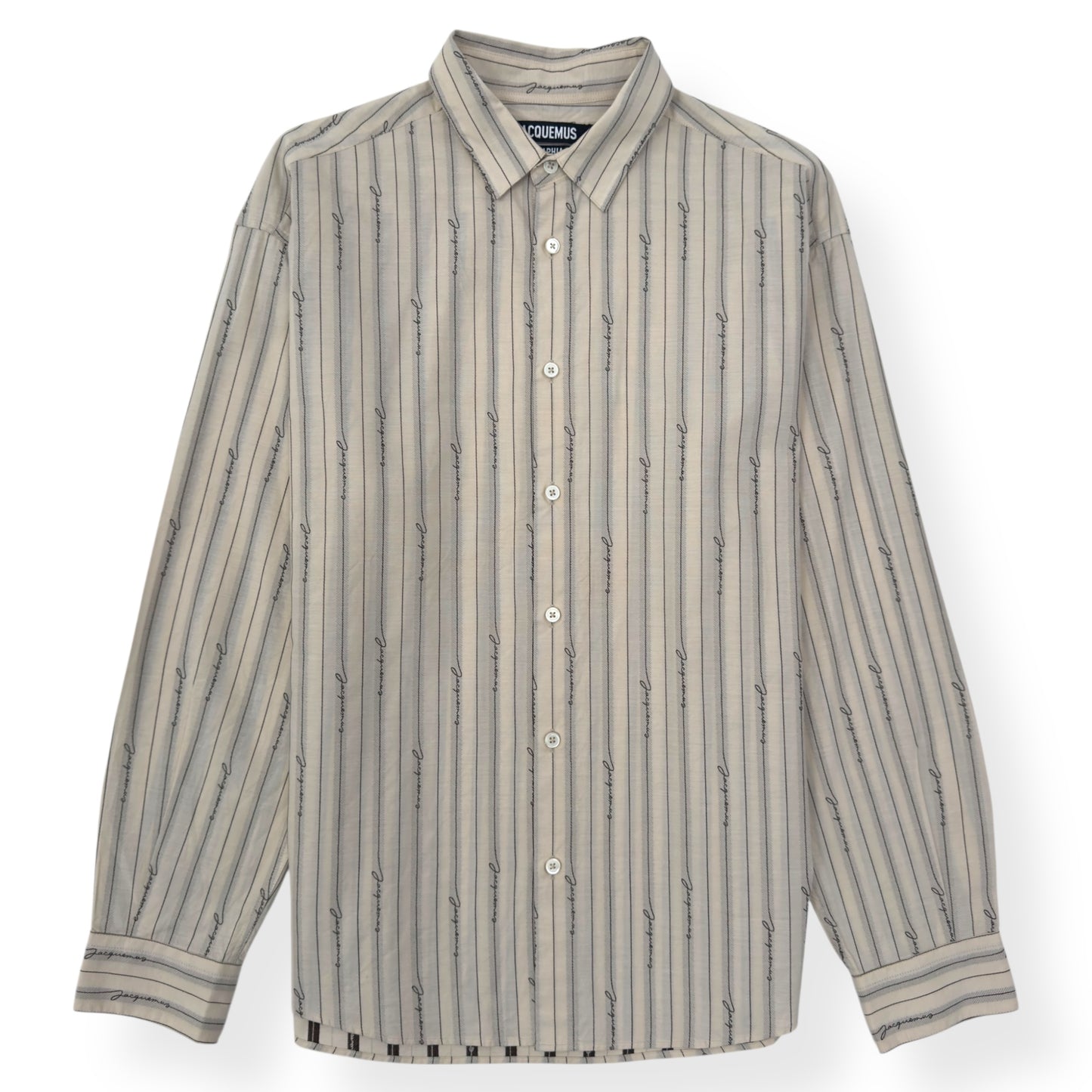 JACQUEMUS LA CHEMISE SIMON COTTON SHIRT CREAM 48 / M