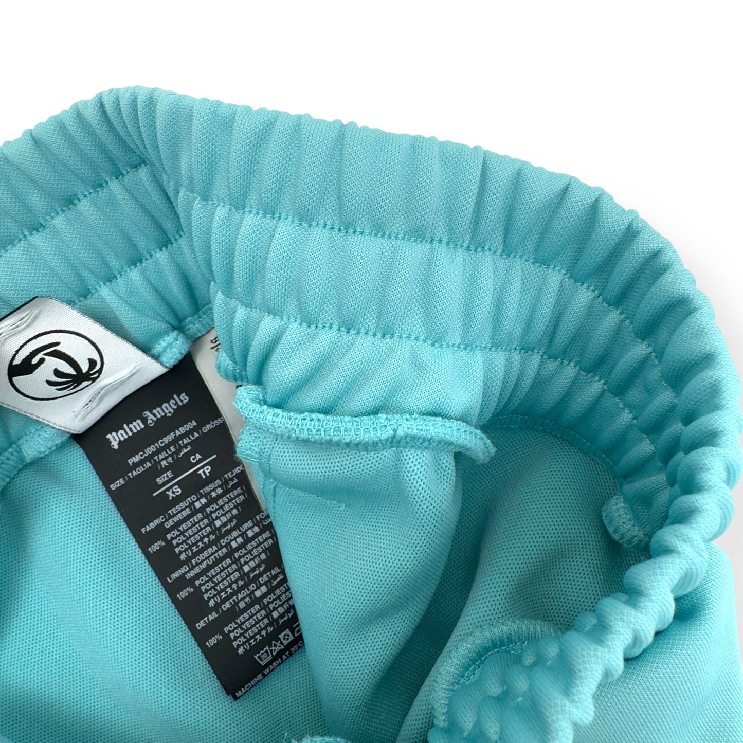 PALM ANGELS TRACK PANTS BABY BLUE XS