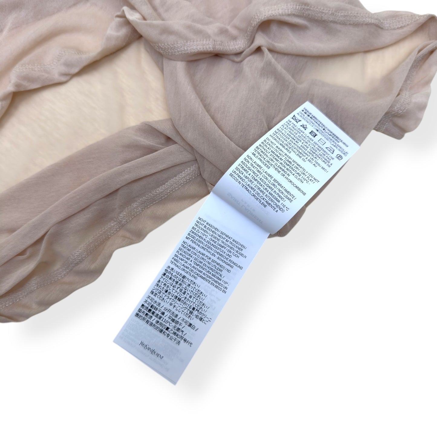 SAINT LAURENT COTTON VEST BEIGE XL