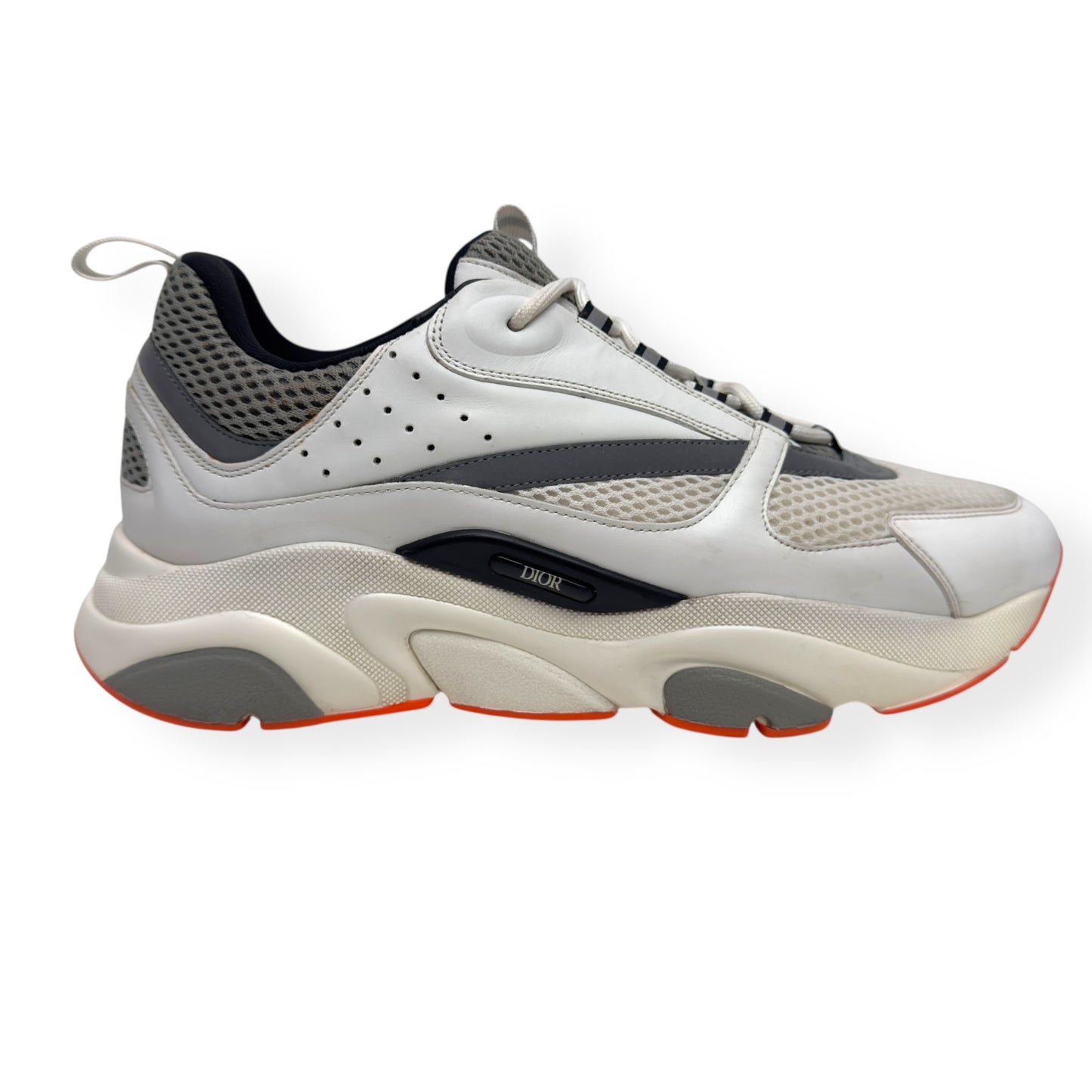 DIOR B22 SNEAKER WHITE / ORANGE 44 / UK10