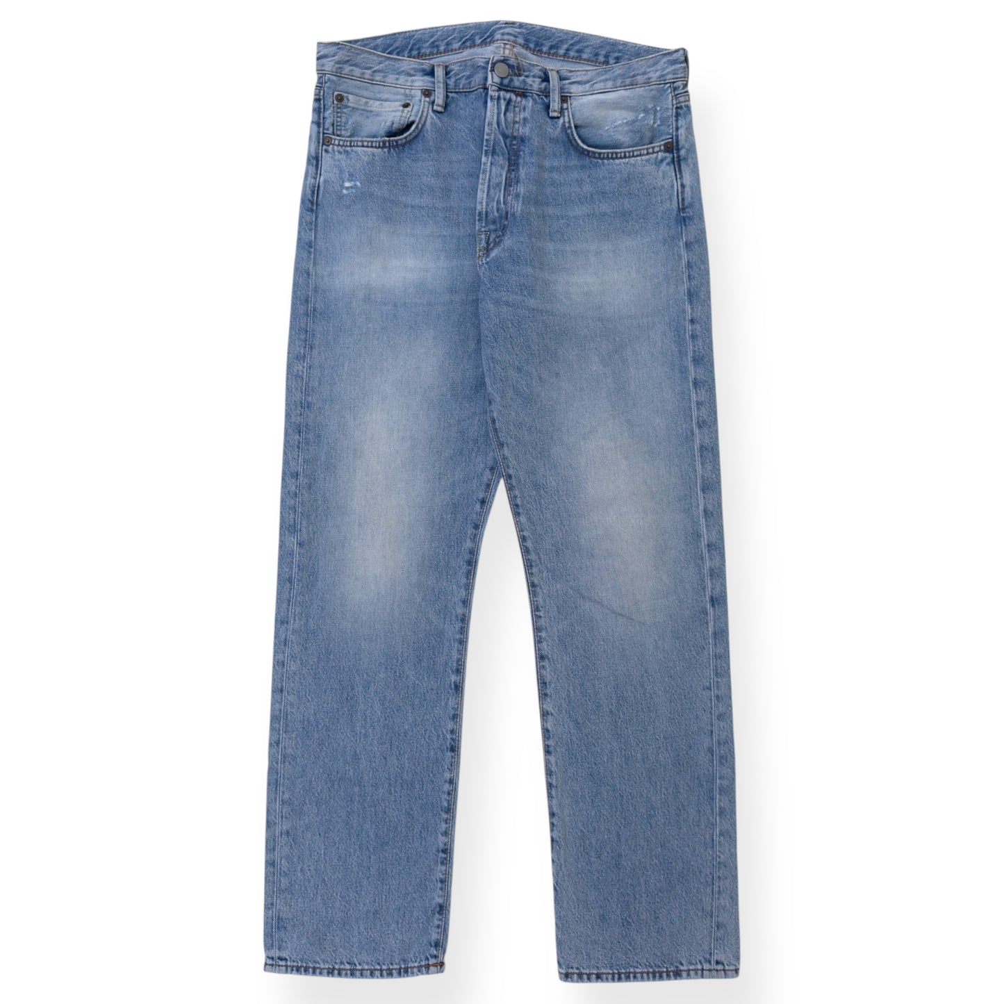 ACNE STUDIOS REGULAR FIT DENIM JEANS BLUE W32”