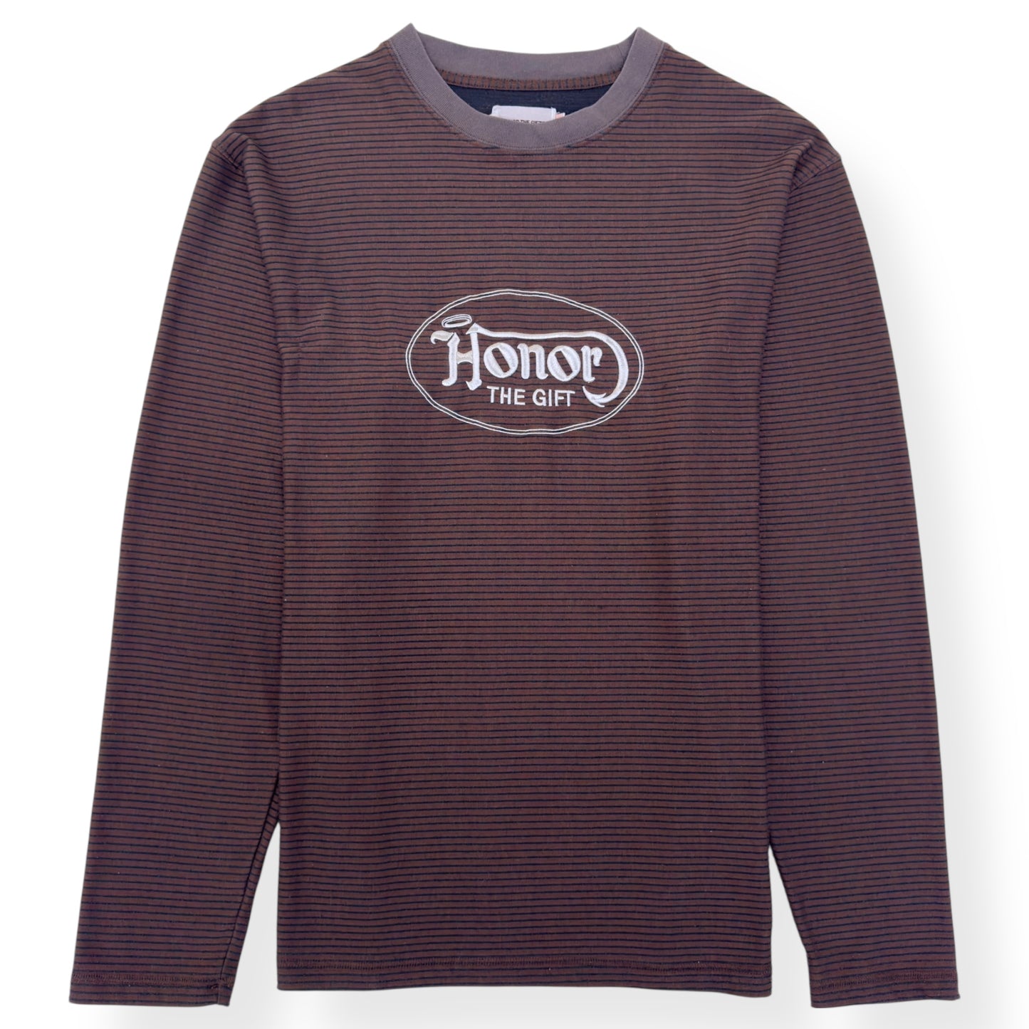 HONOR THE GIFT LO-FI LONG SLEEVE T-SHIRT BROWN M