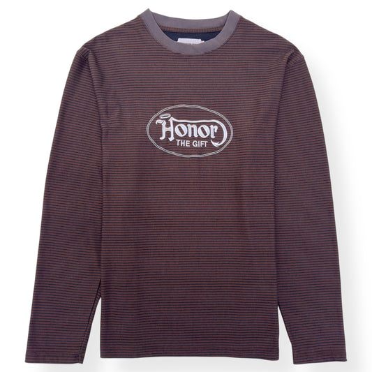 HONOR THE GIFT LO-FI LONG SLEEVE T-SHIRT BROWN M