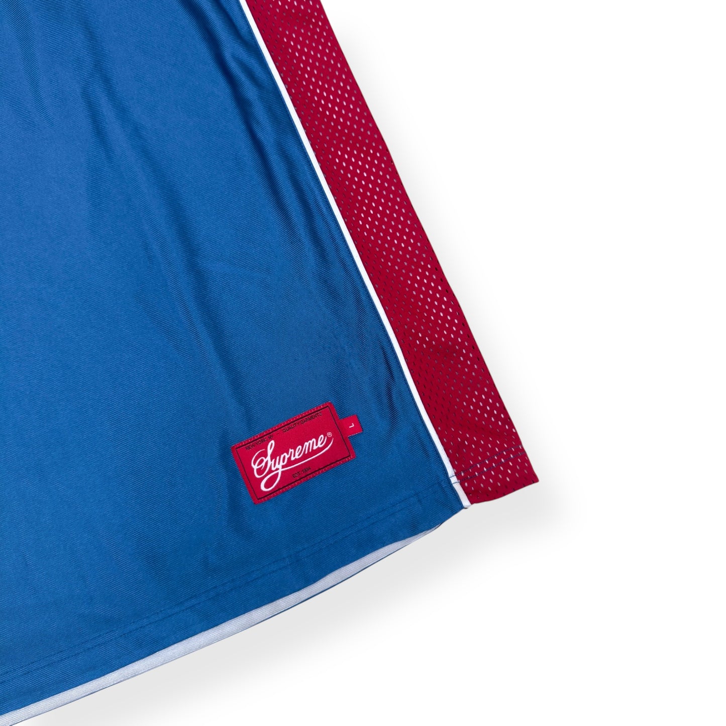 SUPREME REVERSIBLE BASKETBALL JERSEY BLUE / RED / WHITE L