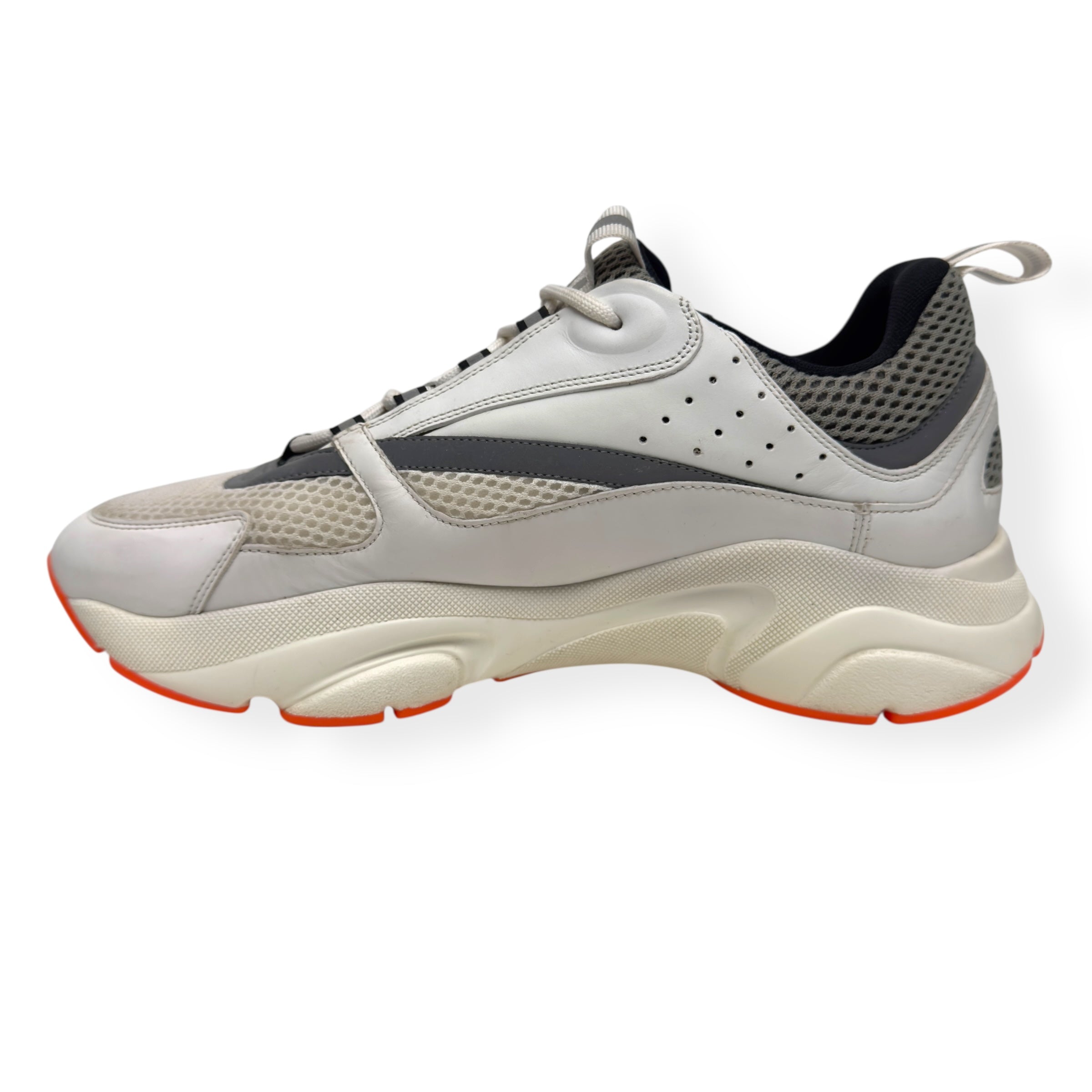 DIOR B22 SNEAKER WHITE / ORANGE 44 / UK10
