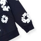 DENIM TEARS THE COTTON WREATH HOODIE BLACK / WHITE M