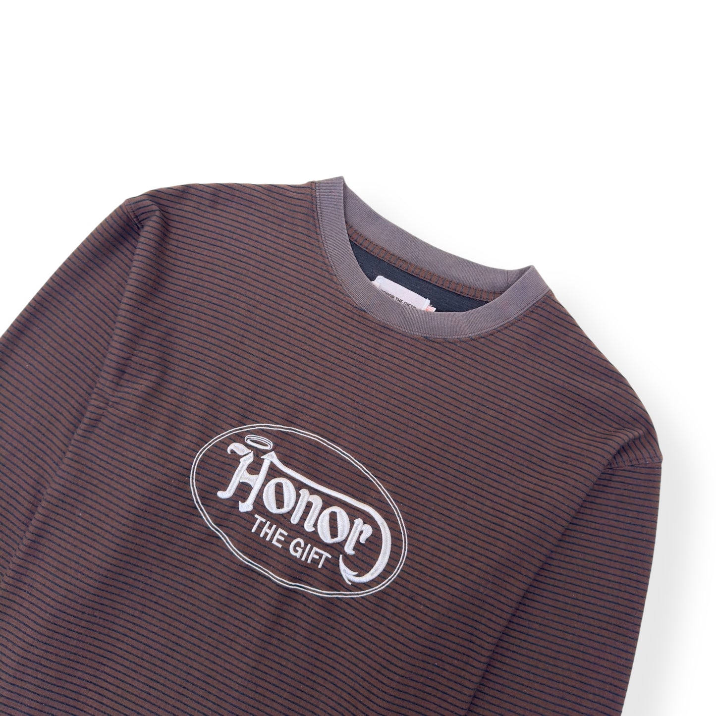HONOR THE GIFT LO-FI LONG SLEEVE T-SHIRT BROWN M