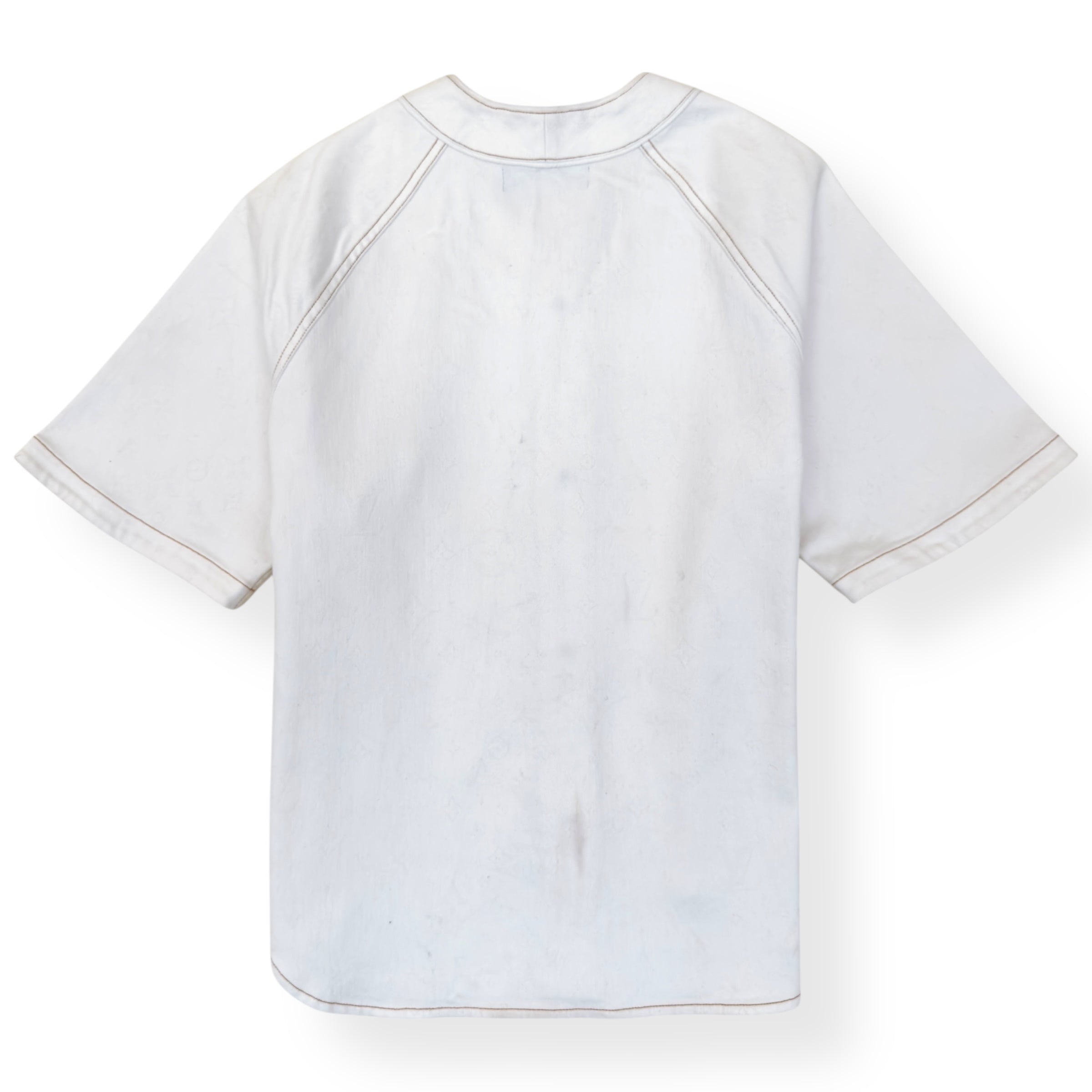 LOUIS VUITTON MONOGRAM BASEBALL SHIRT XL