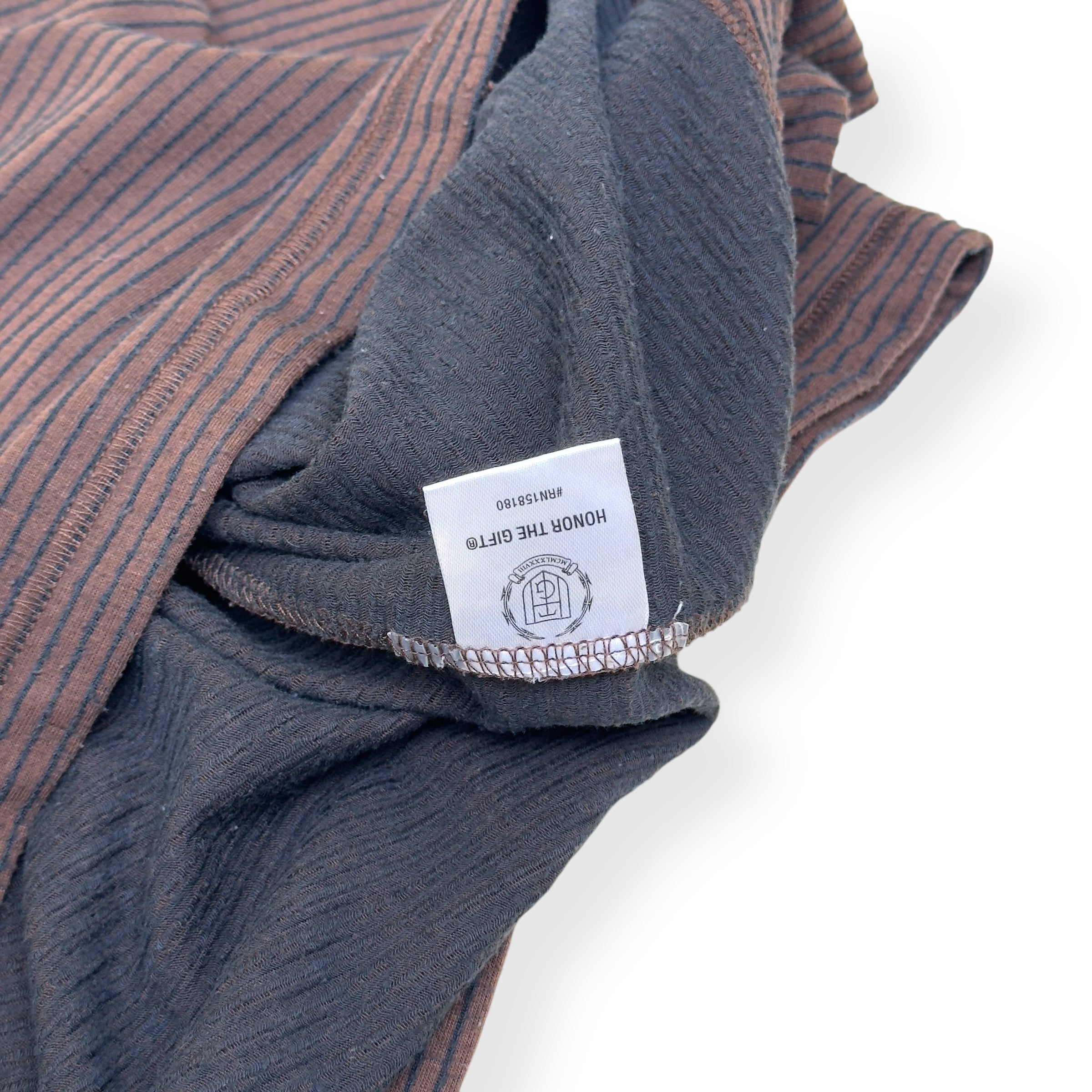 HONOR THE GIFT LO-FI LONG SLEEVE T-SHIRT BROWN M