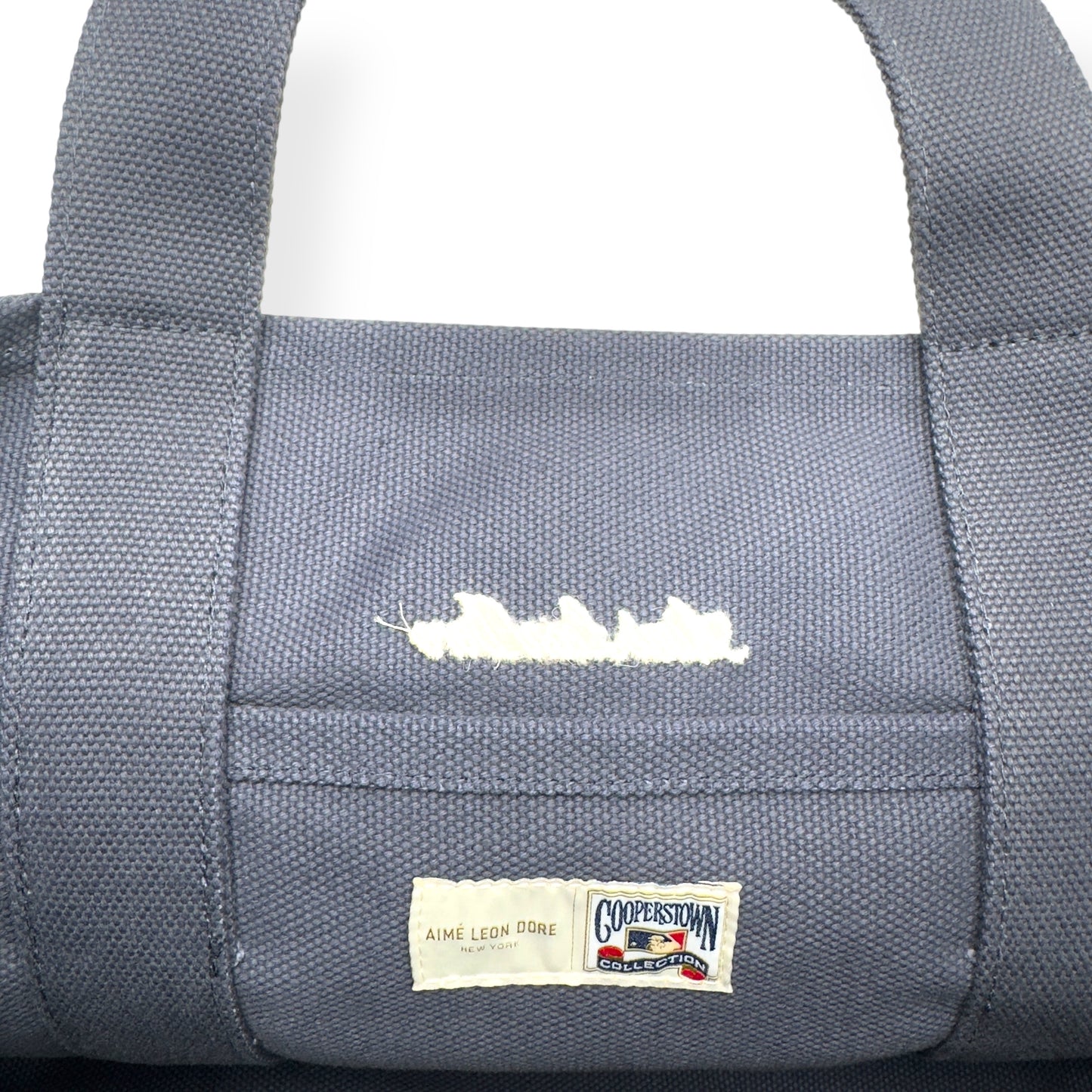 AIMÉ LEON DORE FW24 NY HIGHLANDERS TOTE BAG NAVY / WHITE O/S