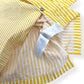 LOUIS VUITTON STRIPED PATCHWORK SHORT SLEEVE SHIRT YELLOW XL