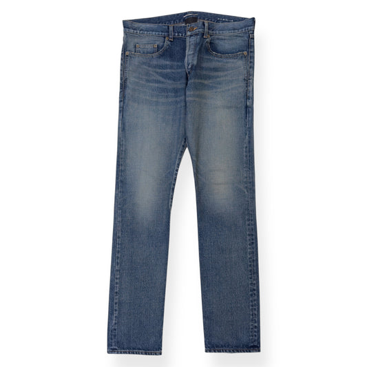 SAINT LAURENT SLIM-FIT DENIM JEANS BLUE W34”