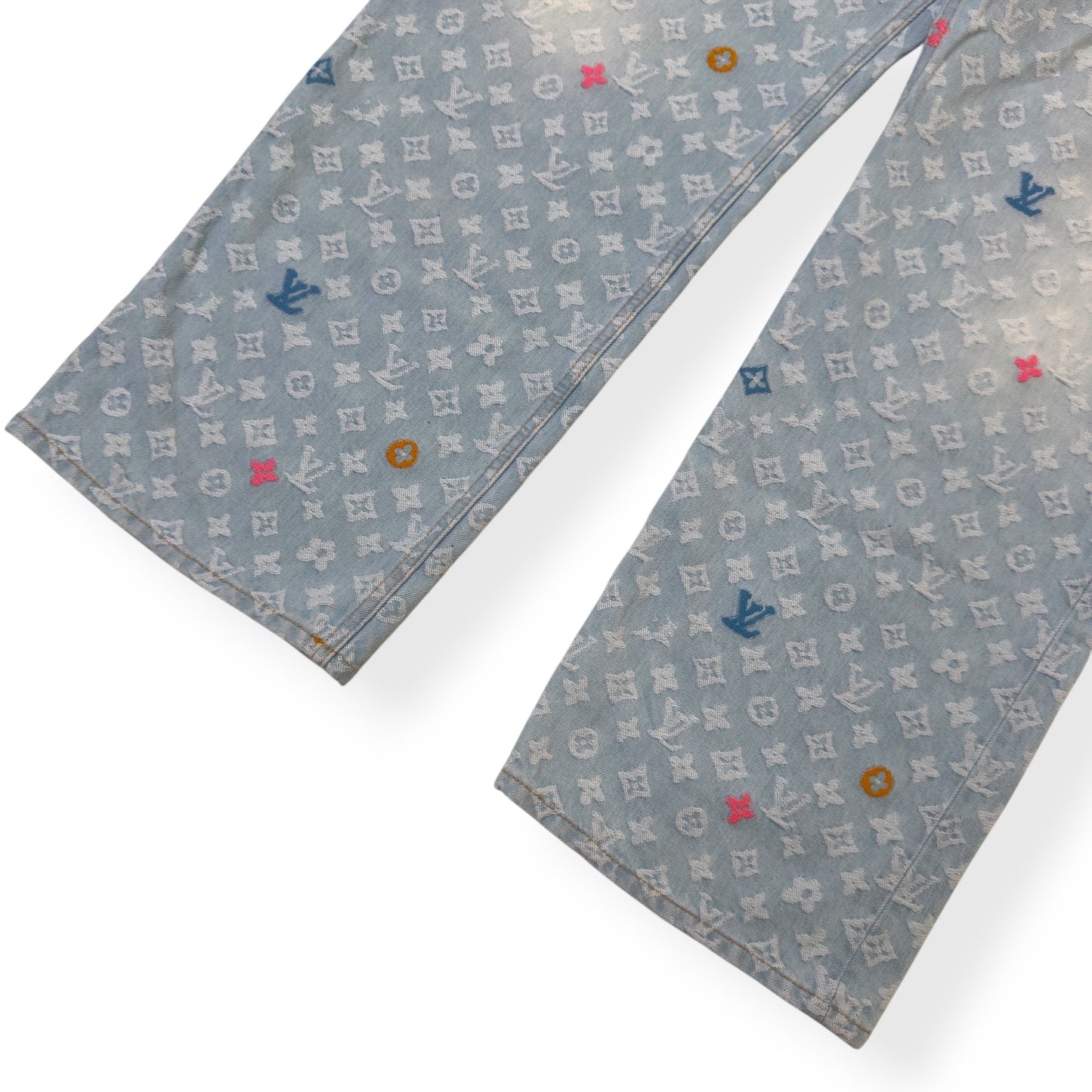 LOUIS VUITTON X TYLER THE CREATOR DENIM JEANS INDIGO W34”