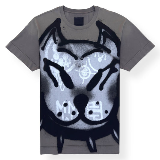 GIVENCHY X CHITTO GRAFFITI COTTON T-SHIRT BEIGE / WHITE / BLACK S