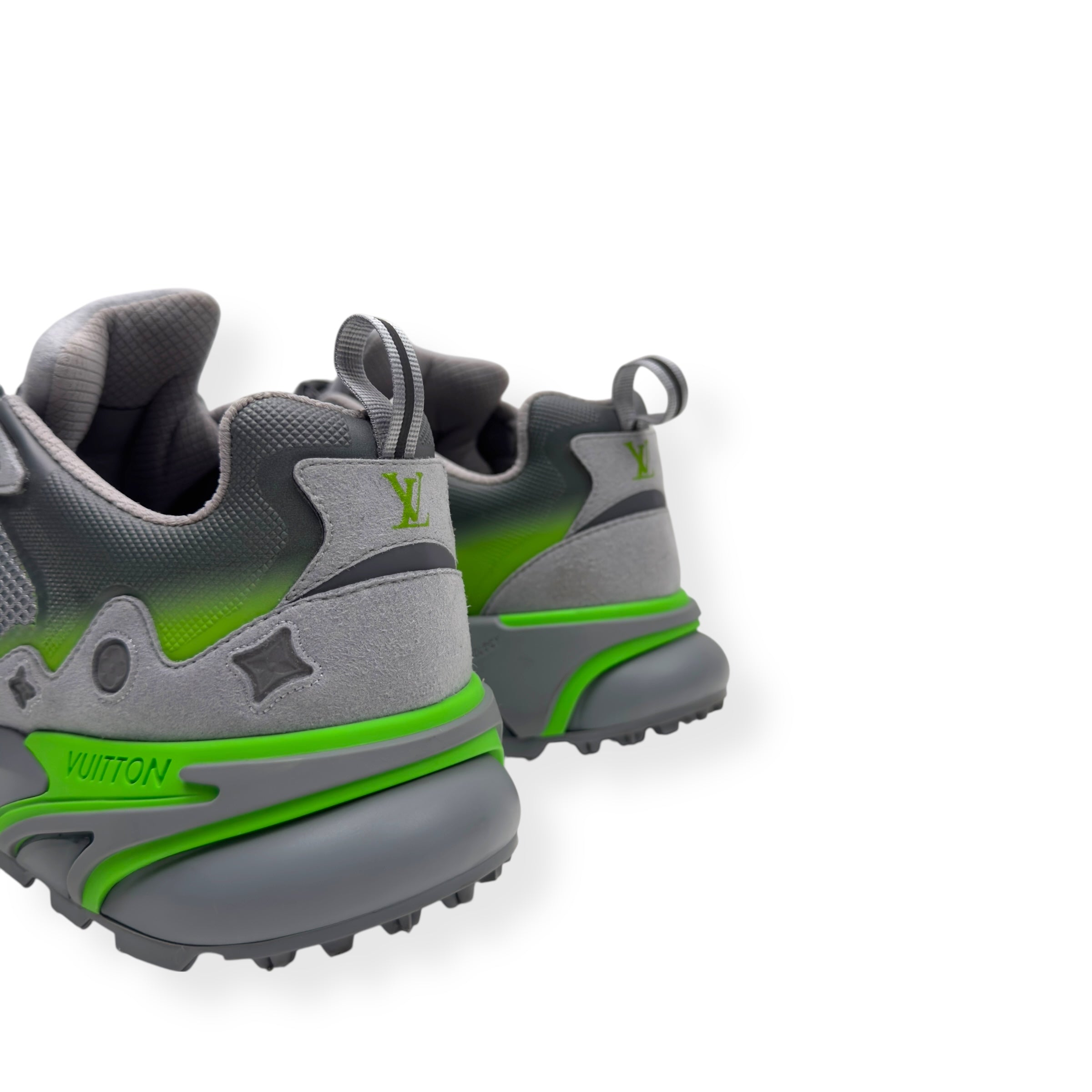 LOUIS VUITTON LV TATIC SNEAKER GREY / GREEN UK10