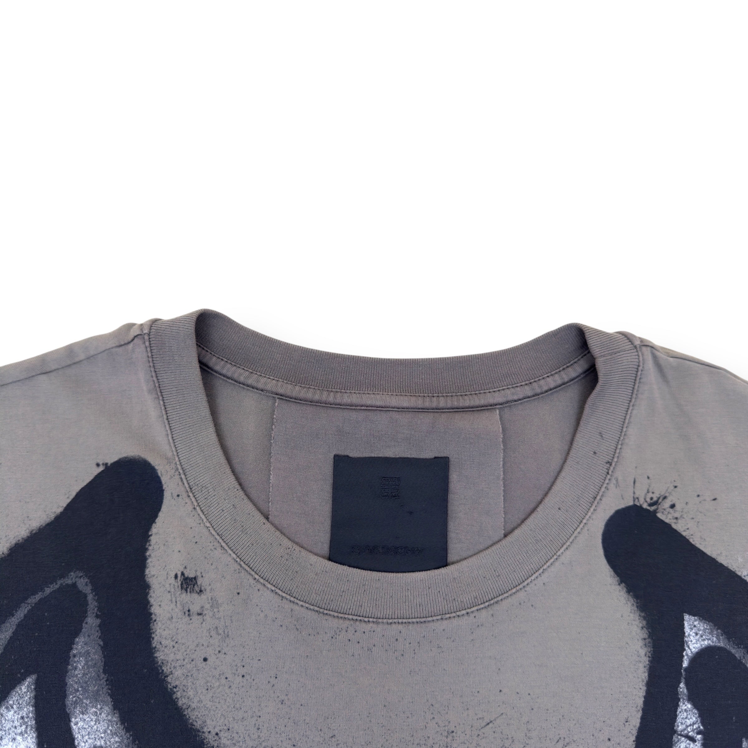 GIVENCHY X CHITTO GRAFFITI COTTON T-SHIRT BEIGE / WHITE / BLACK S