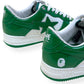A BATHING APE BAPE STA LOW TOP SNEAKER GREEN / WHITE UK8.5