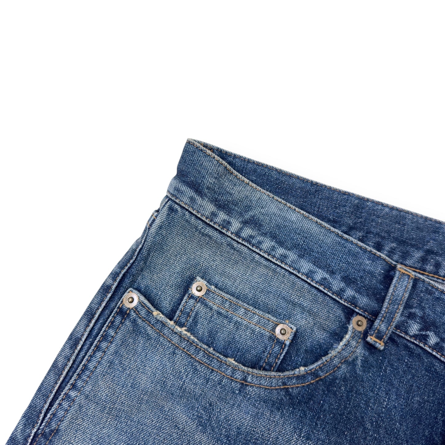 SAINT LAURENT SLIM-FIT DENIM JEANS BLUE W34”