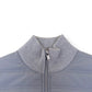 REISS TRAINER HYBRID QUILTED / RIBBED ZIP-THROUGH JACKET GREY S