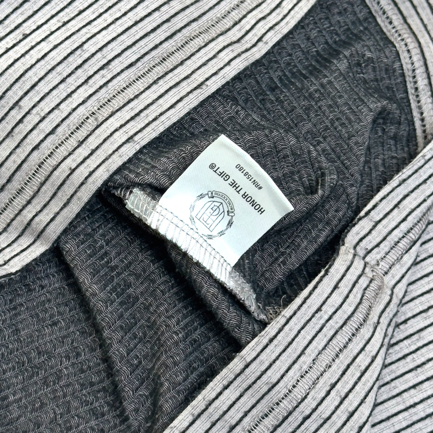 HONOR THE GIFT LO-FI LONG SLEEVE T-SHIRT GREY M