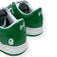 A BATHING APE BAPE STA LOW TOP SNEAKER GREEN / WHITE UK8.5