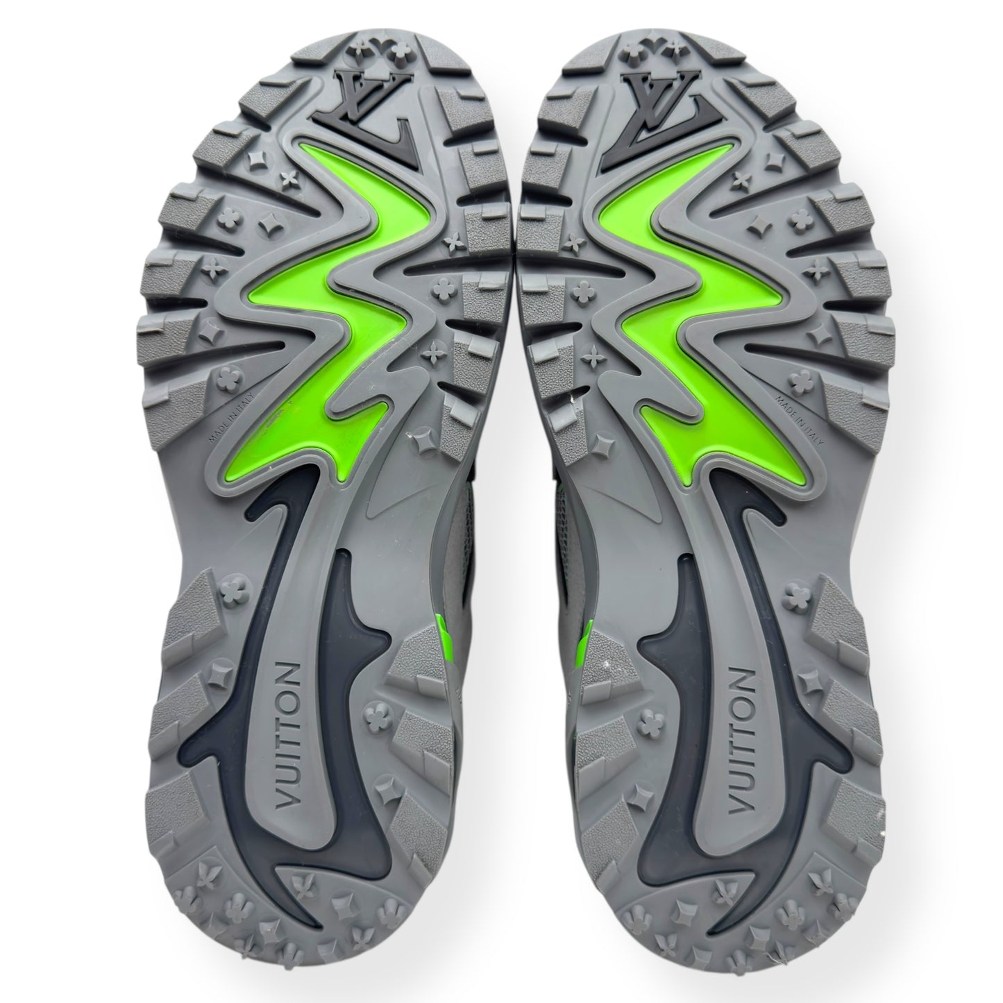 LOUIS VUITTON LV TATIC SNEAKER GREY / GREEN UK10