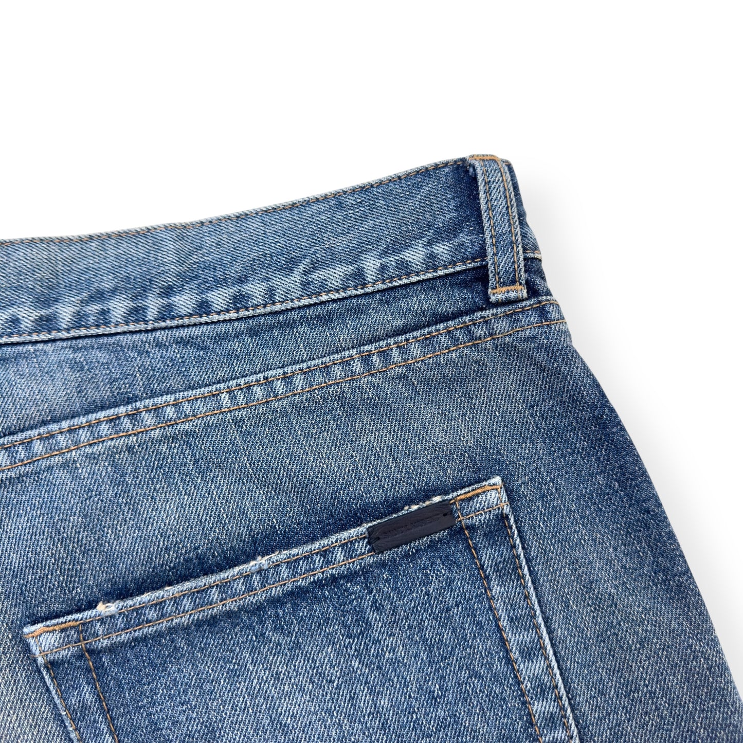 SAINT LAURENT SLIM-FIT DENIM JEANS BLUE W34”