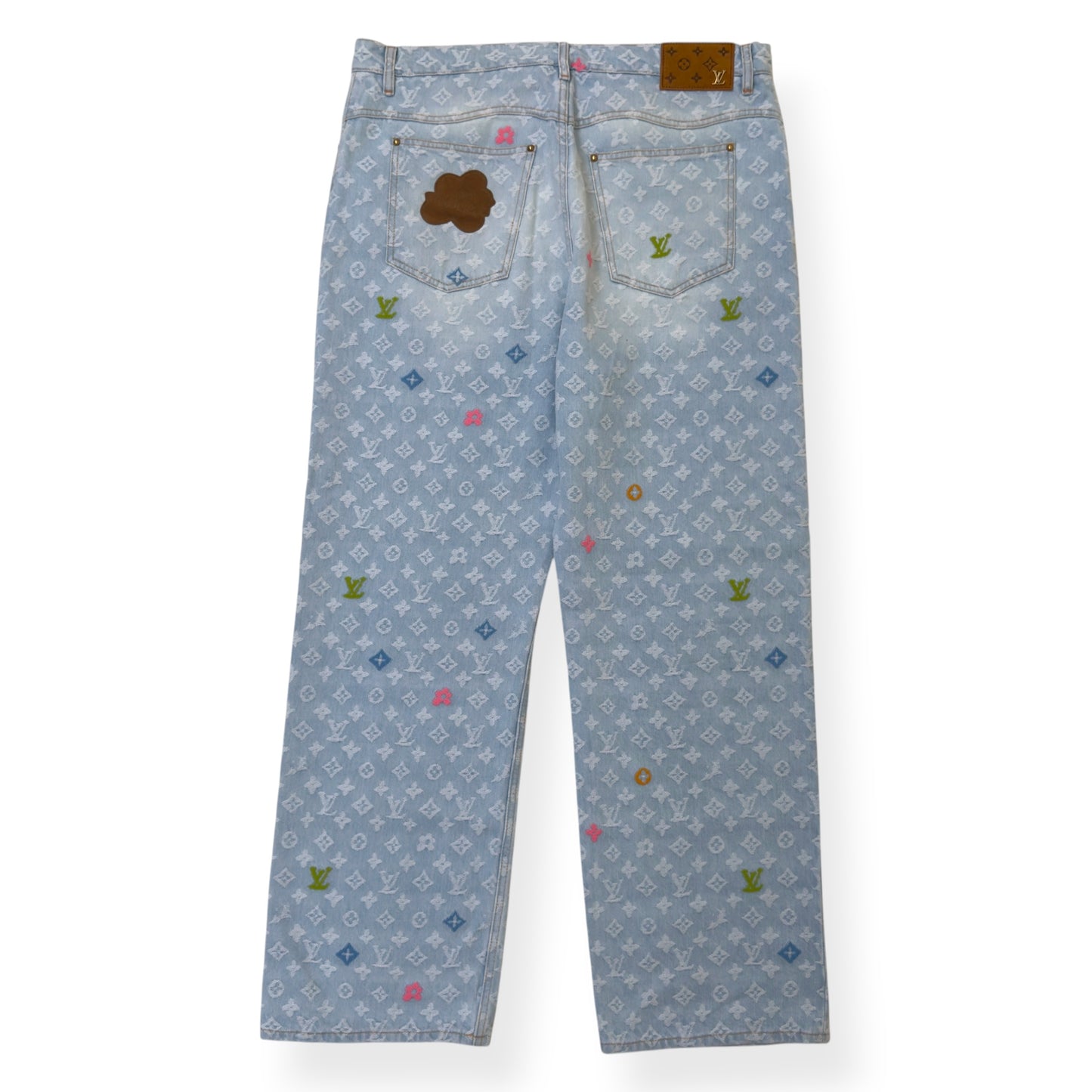 LOUIS VUITTON X TYLER THE CREATOR DENIM JEANS INDIGO W34”