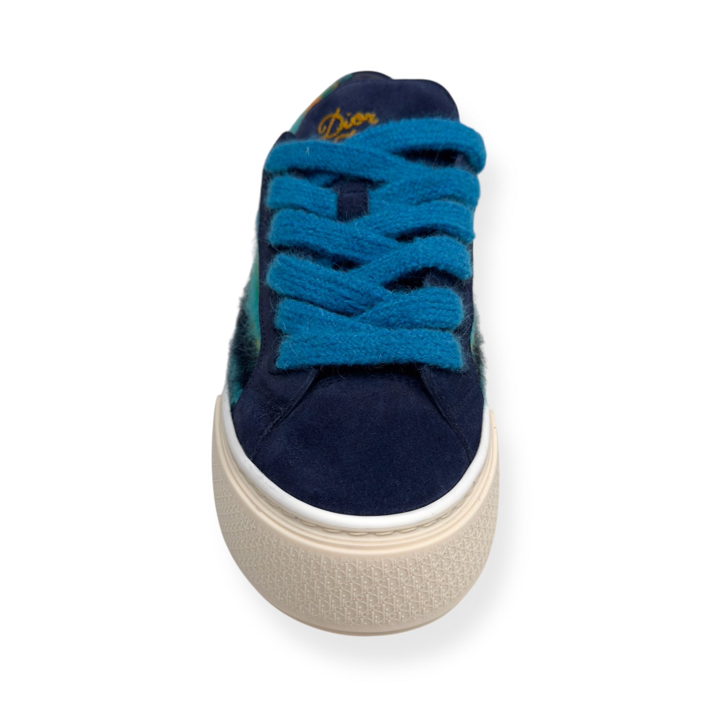DIOR X DENIM TEARS B33 MOHAIR SNEAKER BLUE 42 / UK8