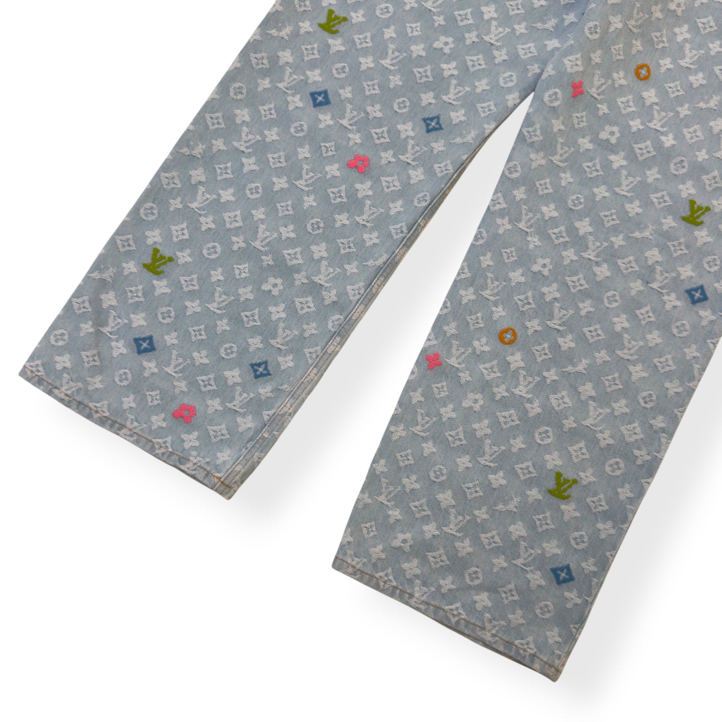 LOUIS VUITTON X TYLER THE CREATOR DENIM JEANS INDIGO W34”