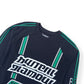 SUPREME X HYSTERIC GLAMOUR LONG-SLEEVE MESH JERSEY BLACK / GREEN XL