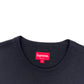 SUPREME SHOULDER ARC LOGO T-SHIRT BLACK / WHITE M