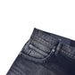 BALMAIN DISTRESSED SLIM SELVEDGE DENIM JEANS BLACK W34”