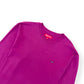 SUPREME LONG-SLEEVE SMALL BOX LOGO COTTON T-SHIRT BRIGHT PURPLE L