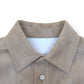 LOEWE SUEDE LAMBSKIN OVERSHIRT BEIGE 50 / L