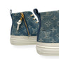 LOUIS VUITTON LV STELLAR HIGH TOP DENIM MONOGRAM SNEAKER BLUE / WHITE 37.5 / UK4.5