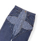 LOUIS VUITTON MONOGRAM FLOWER DENIM JEANS BLACK / GREY W34”