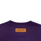 LOUIS VUITTON EMBOSSED LV T-SHIRT BURGUNDY XXL