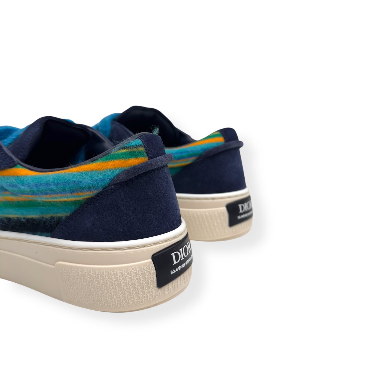 DIOR X DENIM TEARS B33 MOHAIR SNEAKER BLUE 42 / UK8