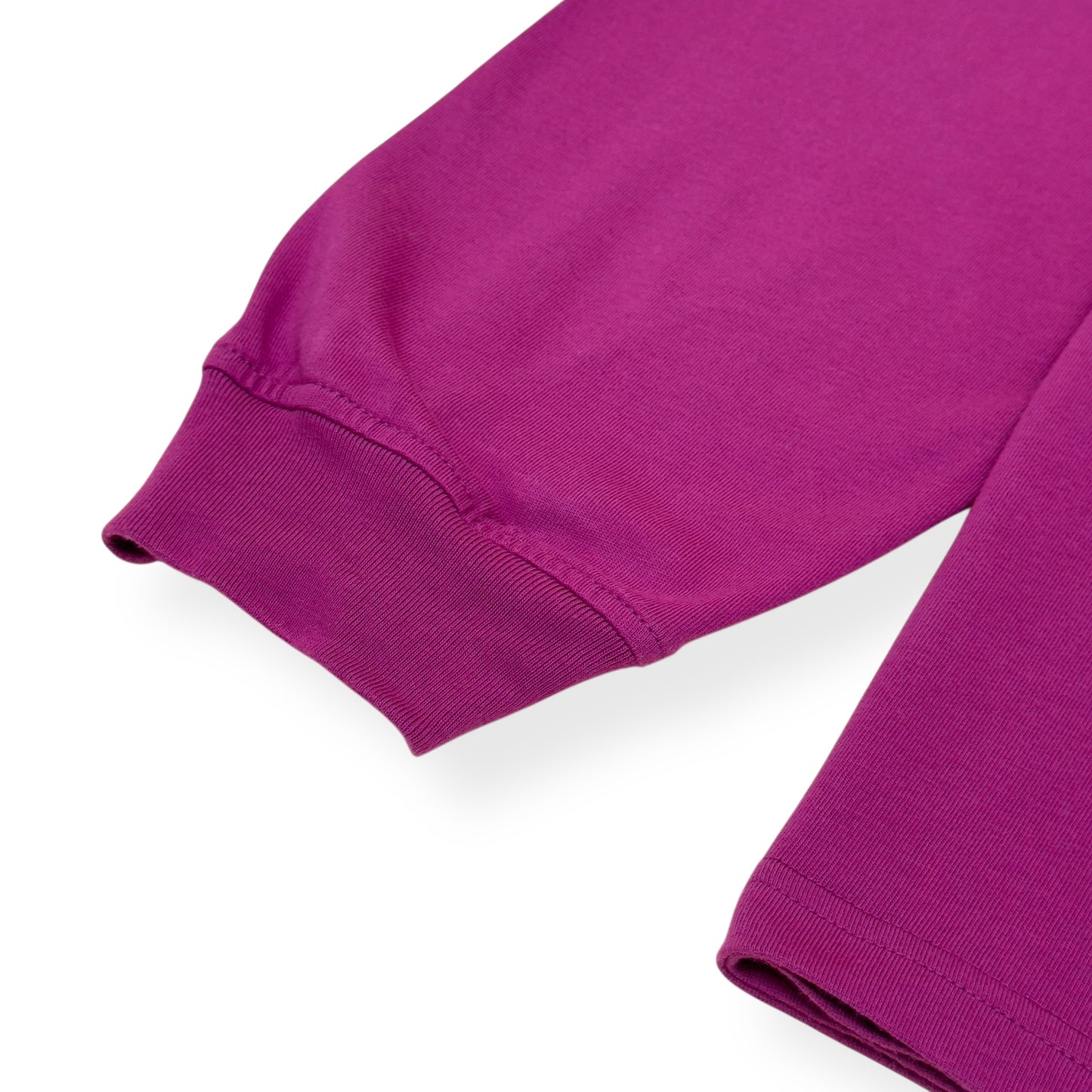 SUPREME LONG-SLEEVE SMALL BOX LOGO COTTON T-SHIRT BRIGHT PURPLE L