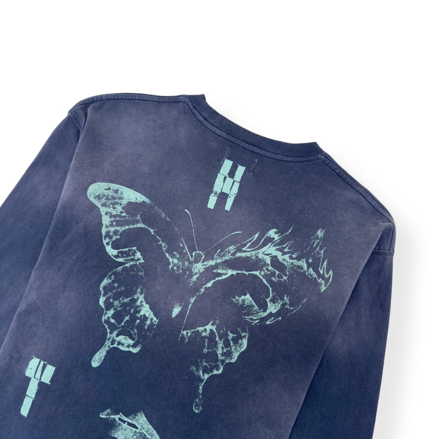 HONOR THE GIFT GRAPHIC LONG SLEEVE T-SHIRT FADED BLACK L