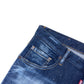 DSQUARED2 PAINT SPLATTER DISTRESSED SLIM DENIM JEANS 50 / L