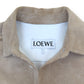 LOEWE SUEDE LAMBSKIN OVERSHIRT BEIGE 50 / L
